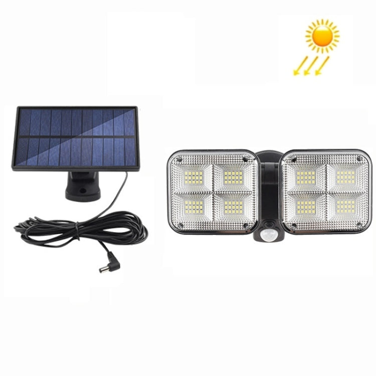 TY06604 120 SMD Solar Human Body Induction Light Outdoor Waterproof LED Wall Light
