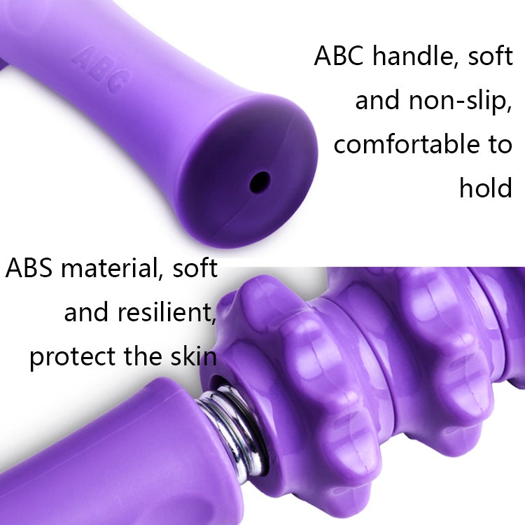 Multifunctional Gear Massage Stick Fascia Roller Shaft Fitness Yoga Deep Muscle Relaxer