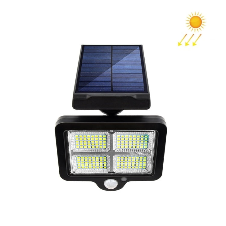 TY07007 160 LED  Outdoor Solar Wall Lamp Rotatable Human Body Induction Courtyard Light