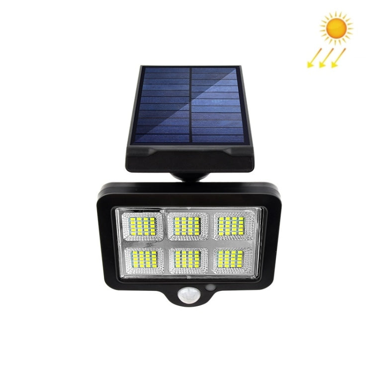 TY07009 120 LED  Outdoor Solar Wall Lamp Rotatable Human Body Induction Courtyard Light