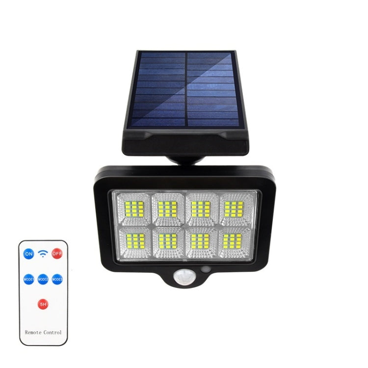 TY07012 96 LED With Remote Control Outdoor Solar Wall Lamp Rotatable Human Body Induction Courtyard Light