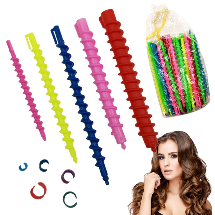 3 Sets Hairdressing Curly Hair Perm Cold Perm Screw Bar Hair Salon Supplies Color Random Delivery, Specification: Hollow Core