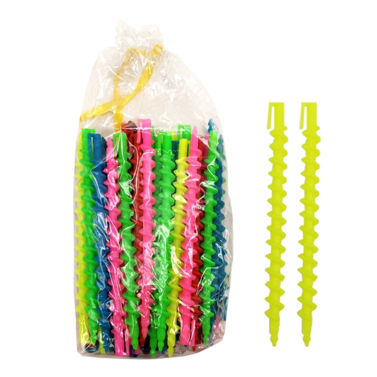 3 Sets Hairdressing Curly Hair Perm Cold Perm Screw Bar Hair Salon Supplies Color Random Delivery, Specification: Hollow Core
