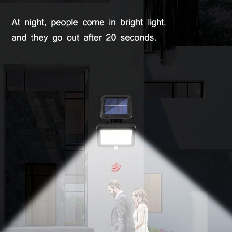 TY06703 108 COB Solar Separated Wall Lamp Outdoor Courtyard Waterproof Human Body Induction Light