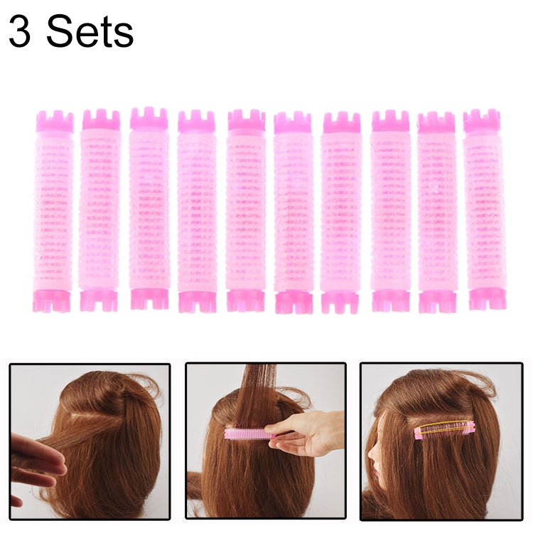 3 Sets Perm Bar Air Cushion Perm Fluffy Curly Hair Root Bar Hairdressing Self-Adhesive Hair Curl Bar Color Random Delivery
