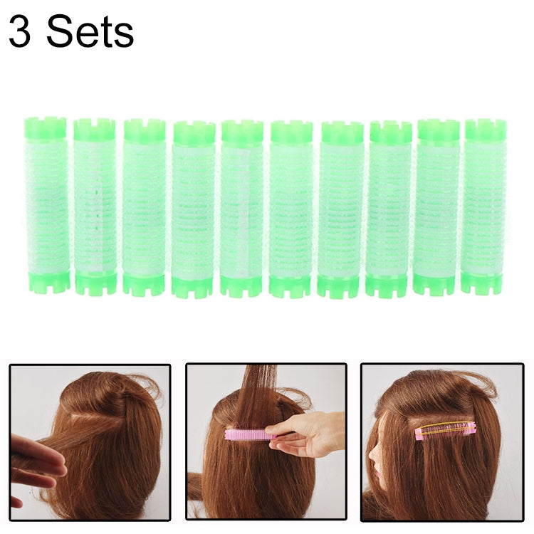 3 Sets Perm Bar Air Cushion Perm Fluffy Curly Hair Root Bar Hairdressing Self-Adhesive Hair Curl Bar Color Random Delivery