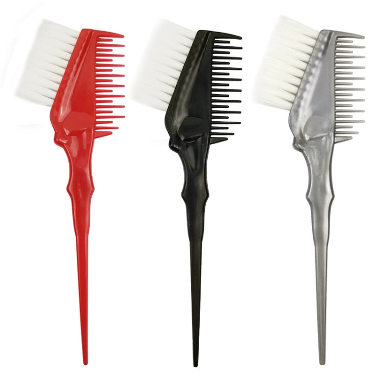3 PCS Hair Dyeing Soft Brush Comb Hairdressing Tools Color Random Delivery