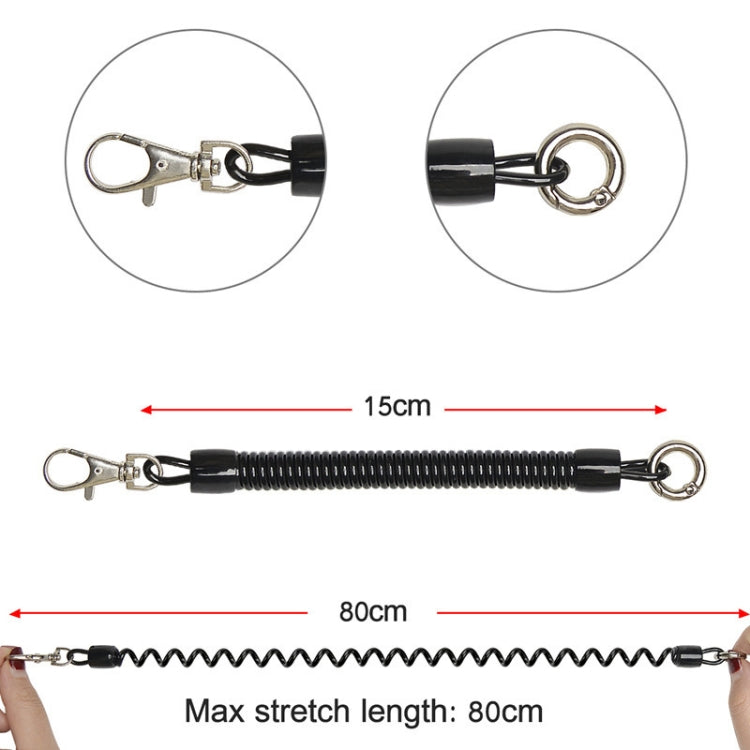 Telescopic Anti-Theft Spring Mobile Phone Hanging Rope  Anti-Lost Anti-Theft Elastic Lanyard