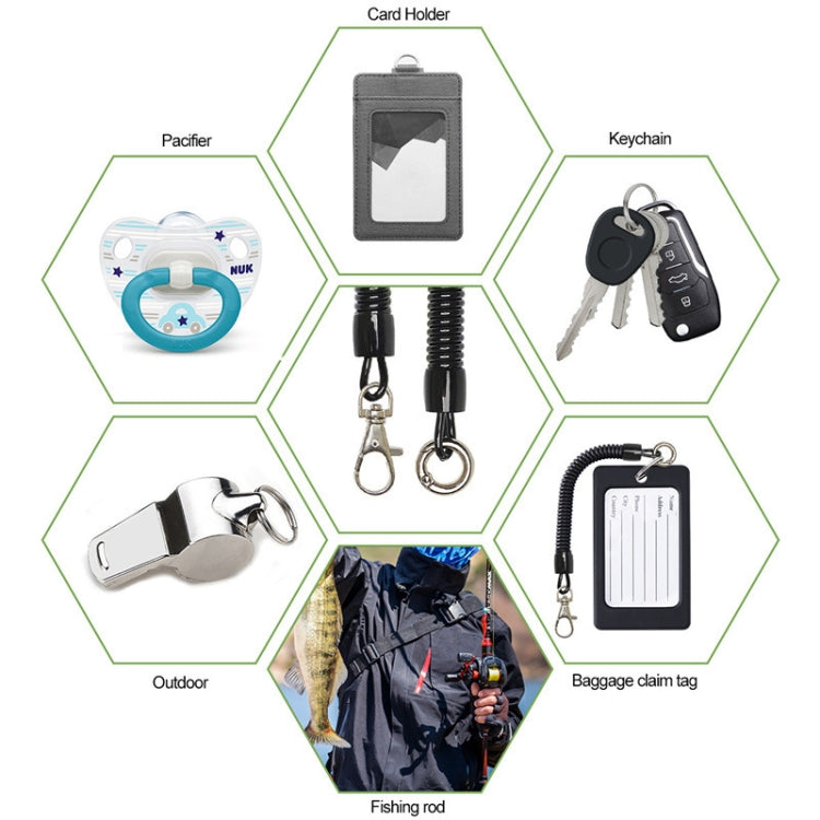 Telescopic Anti-Theft Spring Mobile Phone Hanging Rope  Anti-Lost Anti-Theft Elastic Lanyard
