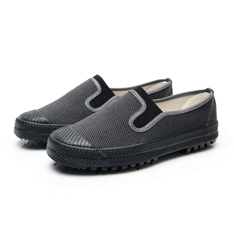 LuTai  Men Labour Protection Work Shoes Farmland Harvesting Wear-Resistant Rubber Sole Shoes, Size: 38
