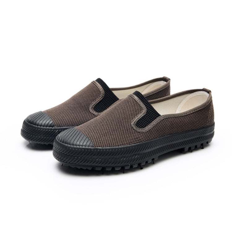LuTai  Men Labour Protection Work Shoes Farmland Harvesting Wear-Resistant Rubber Sole Shoes, Size: 38