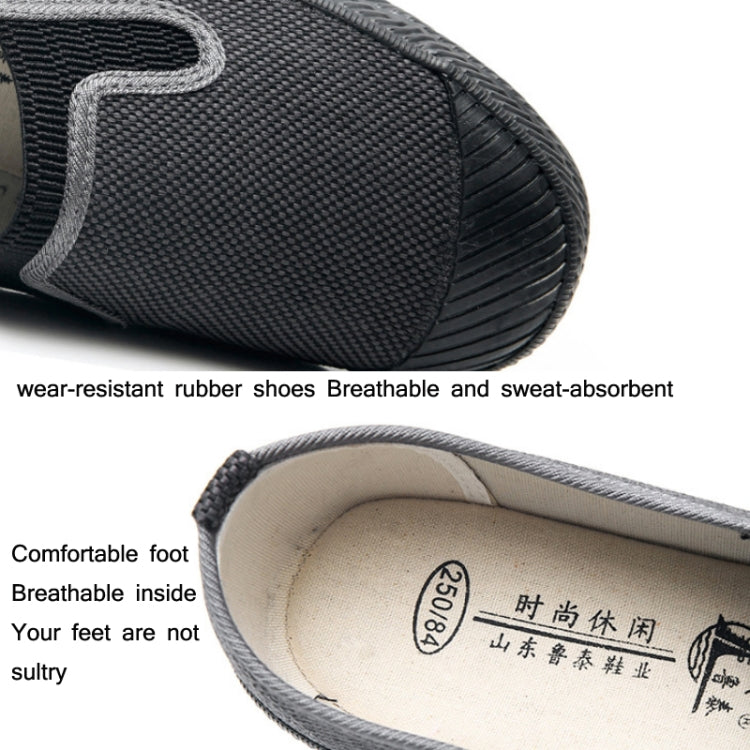 LuTai  Men Labour Protection Work Shoes Farmland Harvesting Wear-Resistant Rubber Sole Shoes, Size: 39