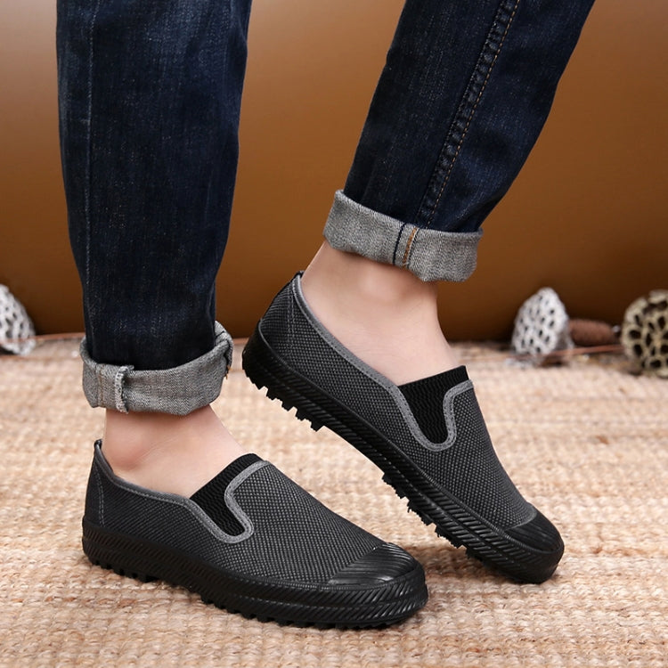 LuTai  Men Labour Protection Work Shoes Farmland Harvesting Wear-Resistant Rubber Sole Shoes, Size: 42