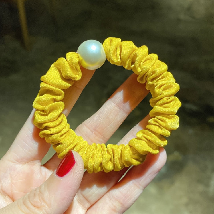 10 PCS Women Pearl Headband Large Intestine Hair Ring Hair Accessories