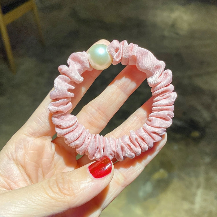 10 PCS Women Pearl Headband Large Intestine Hair Ring Hair Accessories