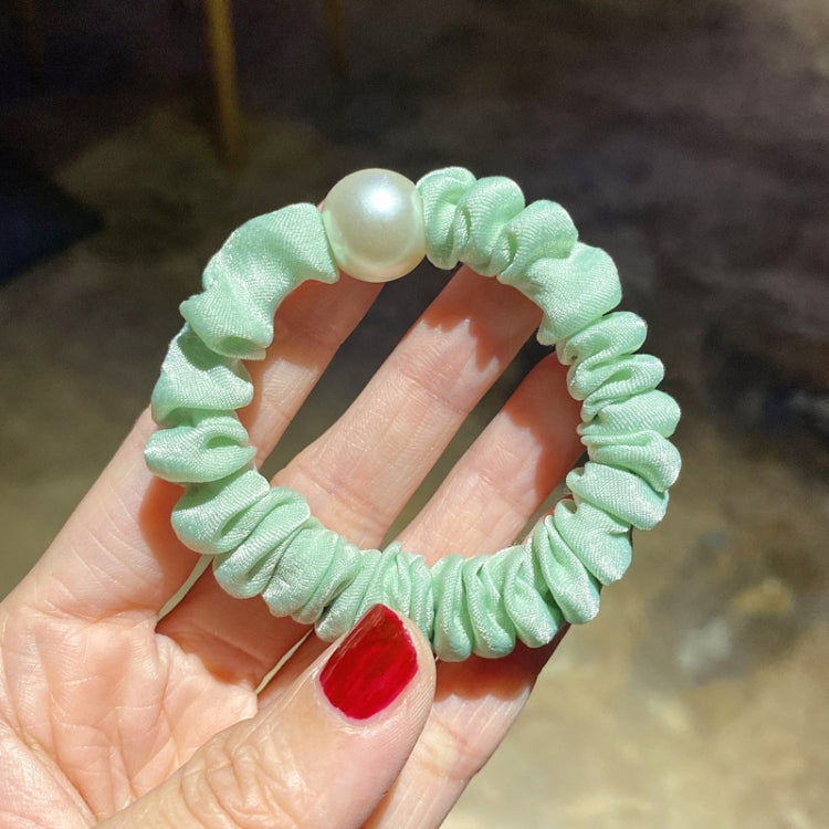 10 PCS Women Pearl Headband Large Intestine Hair Ring Hair Accessories