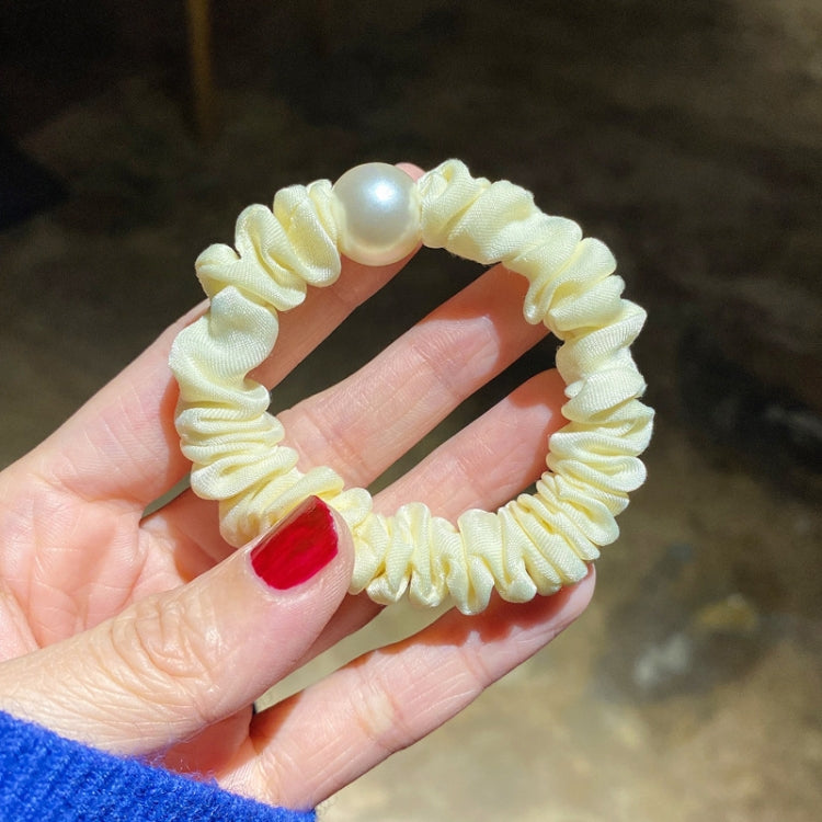 10 PCS Women Pearl Headband Large Intestine Hair Ring Hair Accessories