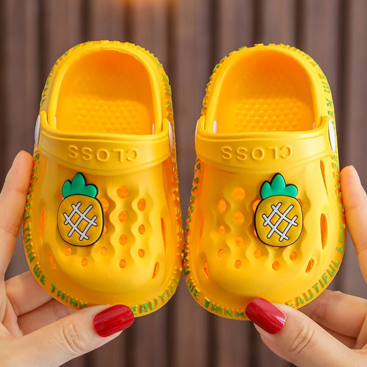 2 Pairs Summer Children Cave Shoes Cartoon Children Sand Beach Slippers, Size: 20-21 13.5cm Inner Length