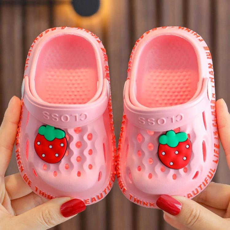 2 Pairs Summer Children Cave Shoes Cartoon Children Sand Beach Slippers, Size: 20-21 13.5cm Inner Length