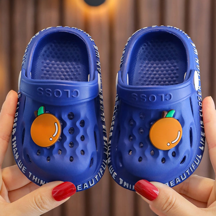2 Pairs Summer Children Cave Shoes Cartoon Children Sand Beach Slippers, Size: 20-21 13.5cm Inner Length