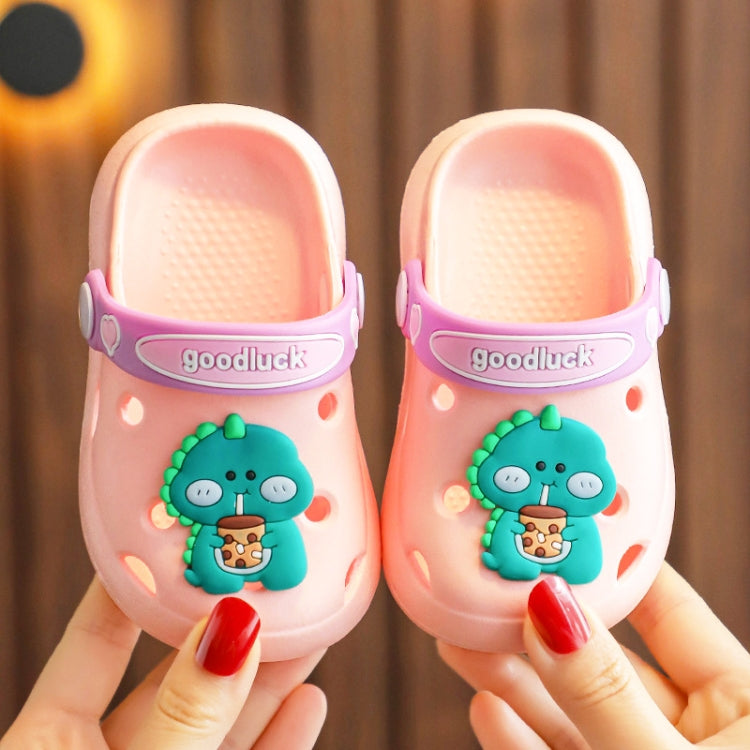 2 Pairs Summer Children Cave Shoes Cartoon Children Sand Beach Slippers, Size: 20-21 13.5cm Inner Length