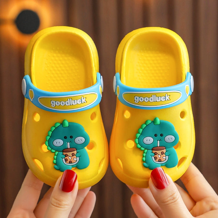 2 Pairs Summer Children Cave Shoes Cartoon Children Sand Beach Slippers, Size: 20-21 13.5cm Inner Length