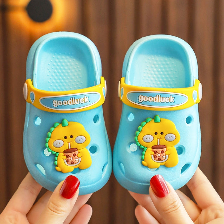 2 Pairs Summer Children Cave Shoes Cartoon Children Sand Beach Slippers, Size: 20-21 13.5cm Inner Length