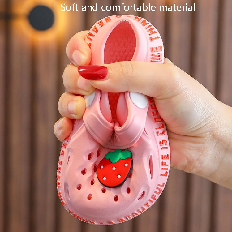 2 Pairs Summer Children Cave Shoes Cartoon Children Sand Beach Slippers, Size: 20-21 13.5cm Inner Length