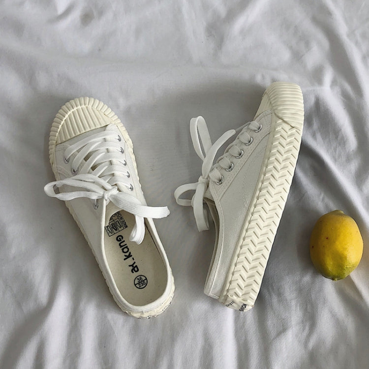 Women Half Slippers Canvas Shoes Non-Slip Sneakers, Size: 37