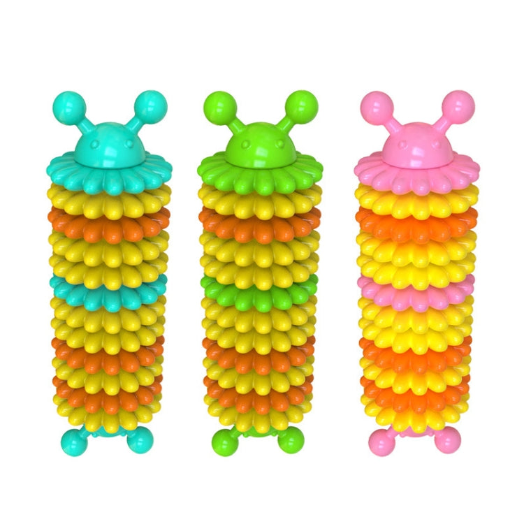 2 PCS Dog Molar Stick Pet Supplies Dog Toy Caterpillar Dog Toothbrush(Pink)