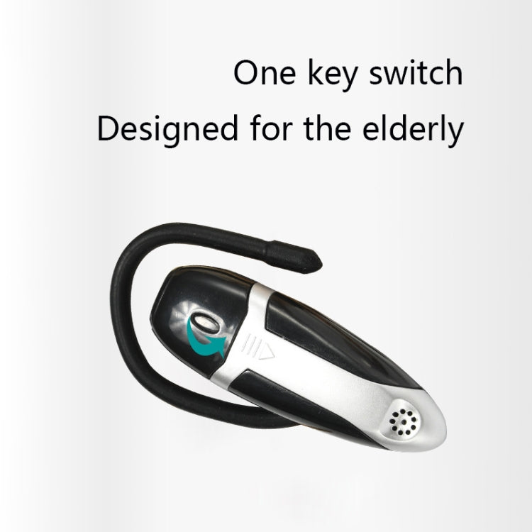 JZ-1088B 2 PCS Sound Amplifier Old Man Hearing Aids Sound Collector(Black and White)