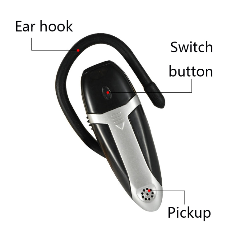 JZ-1088B 2 PCS Sound Amplifier Old Man Hearing Aids Sound Collector(Black and White)