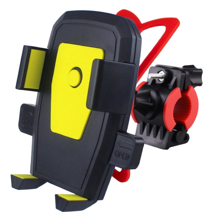 Bicycle Automatic Lock Mobile Phone Bracket 360 Degree Rotating Carrier Cycling Bracket