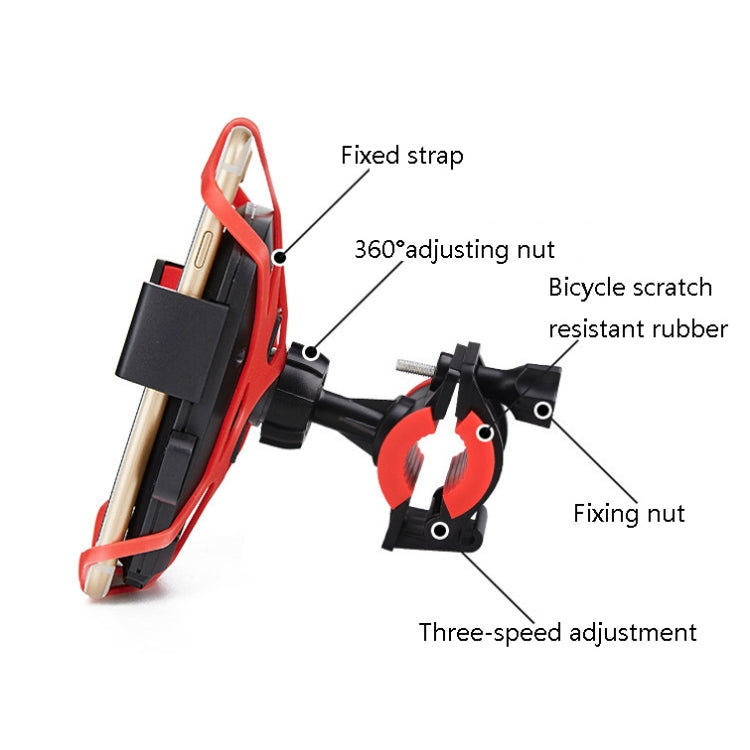 Bicycle Automatic Lock Mobile Phone Bracket 360 Degree Rotating Carrier Cycling Bracket