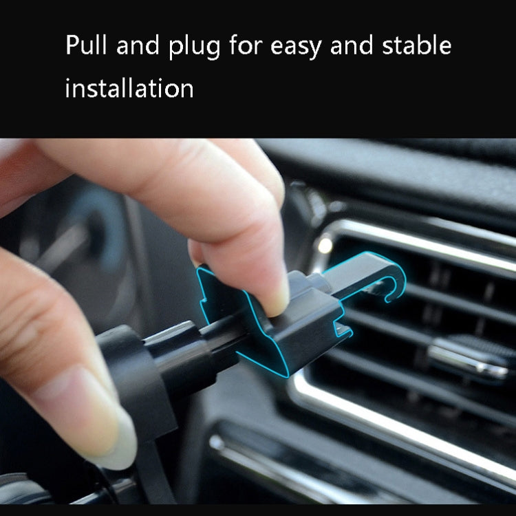 2 PCS Car Air-conditioning Air Outlet Hook Type Mobile Phone Holder