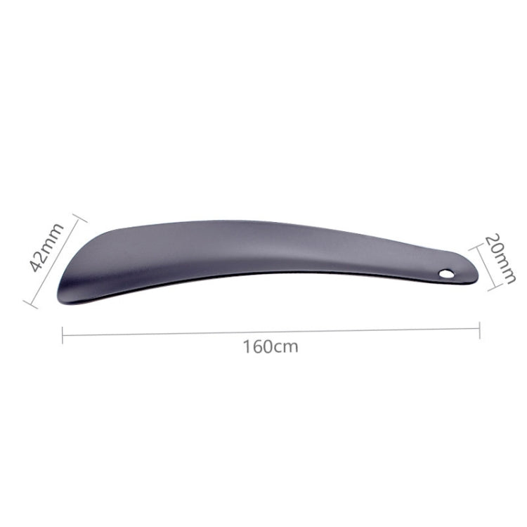 XB-2586 2 PCS  Metal Shoehorn Lift Shoe Wearer, Colour: Dark Lacquer