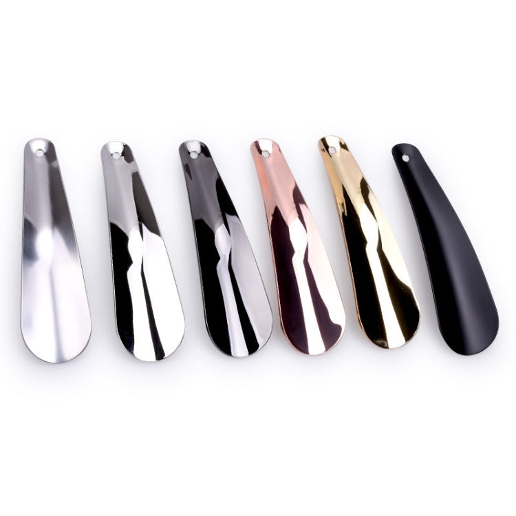 XB-2586 2 PCS  Metal Shoehorn Lift Shoe Wearer, Colour: Titanium