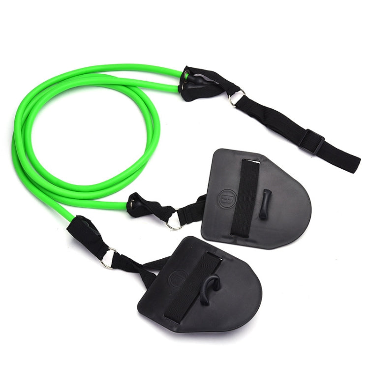 Swimming Land Arm Force Trainer Paddles Webbed Freestyle Shore Trainer, Specification: 50 Pound (Green)