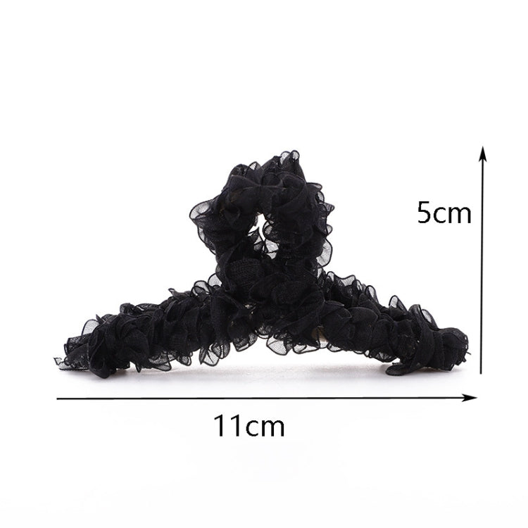 10 PCS Resin Material Spring Hair Clip, Colour: 1 Transparent