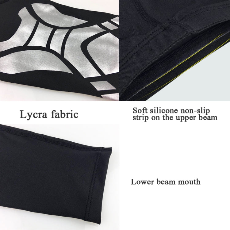 2 PCS Basketball Kneepad Summer Thin Breathable Leggings Cover Outdoor Riding Running Protective Gear, Specification:  XL (Black Red)