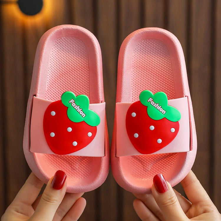 2 Pairs Children Slippers Home Indoor Non-Split Bathroom Bath Baby Sand Slippers, Size: 34-35 20.5cm Inner Length