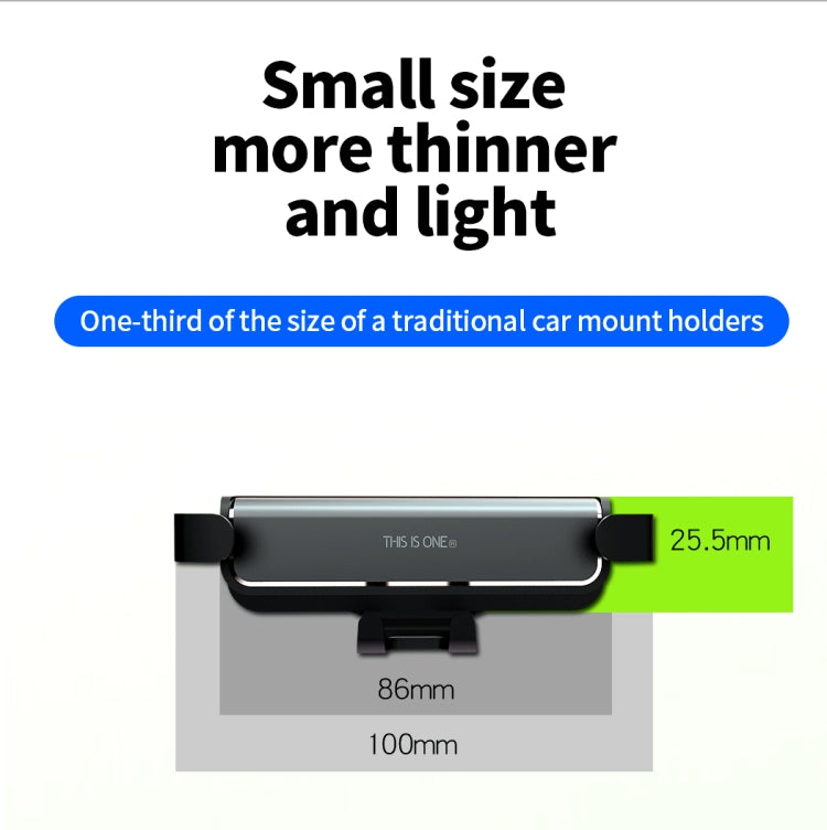 2 PCS Car Air Conditioning Air Outlet Mobile Phone Holder