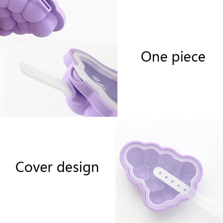 3 PCS Household Silicone Popsicle Ice Cream Mold With Lid, Specification: Rocket