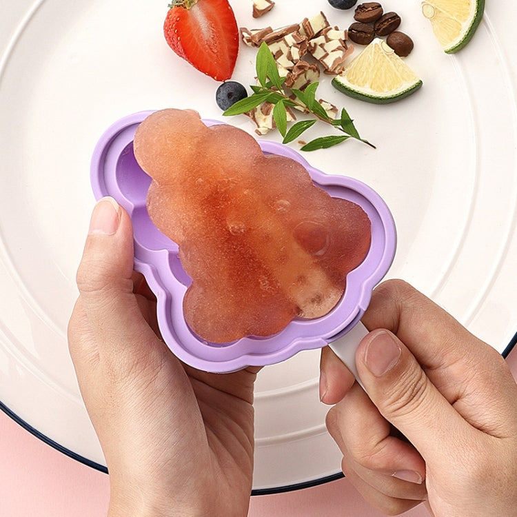 3 PCS Household Silicone Popsicle Ice Cream Mold With Lid, Specification: Flying Saucer + Rocket