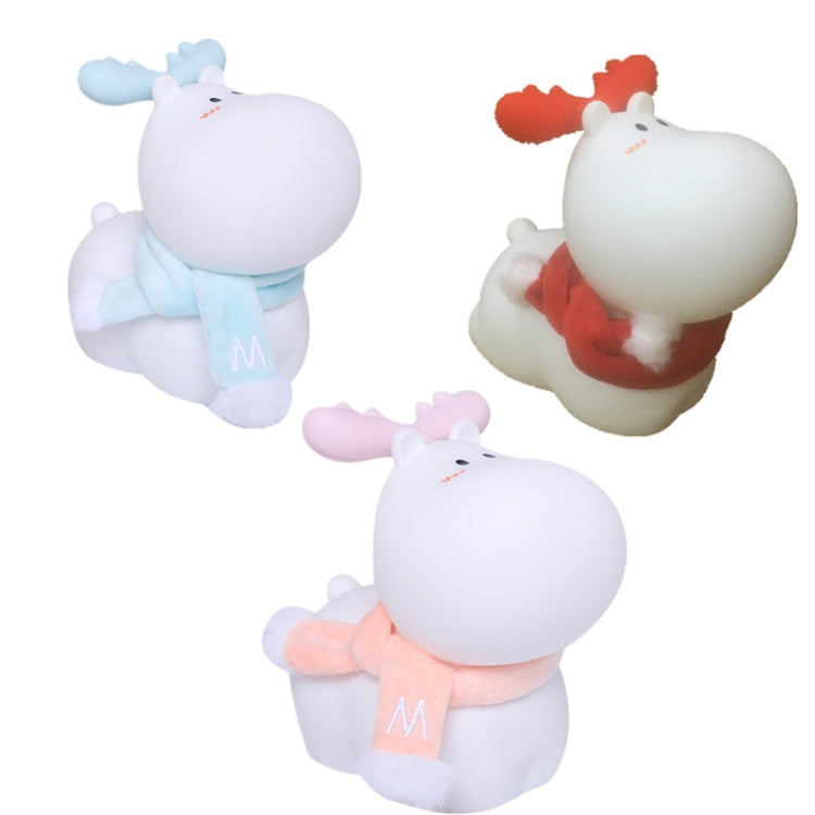 L34 Deer LED Silicone Lamp Dimming Timing Night Light Children Bedroom Eye Care Bedside Ambient Light