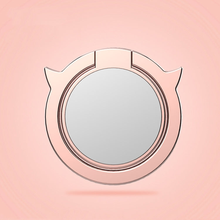 4 PCS Metal Mobile Phone Ring Buckle, Colour: Rose Gold (Demon)