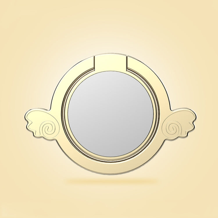 4 PCS Metal Mobile Phone Ring Buckle, Colour: Golden (Angel)