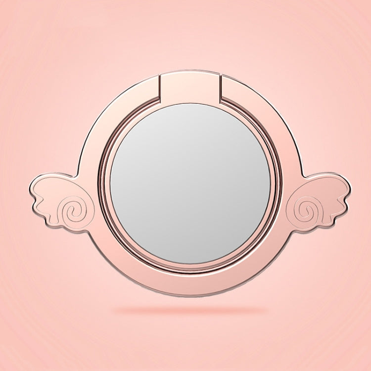 4 PCS Metal Mobile Phone Ring Buckle, Colour: Rose Gold (Angel)