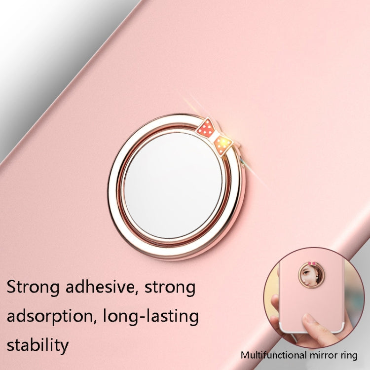 4 PCS Metal Mobile Phone Ring Buckle, Colour: Rose Gold (Angel)