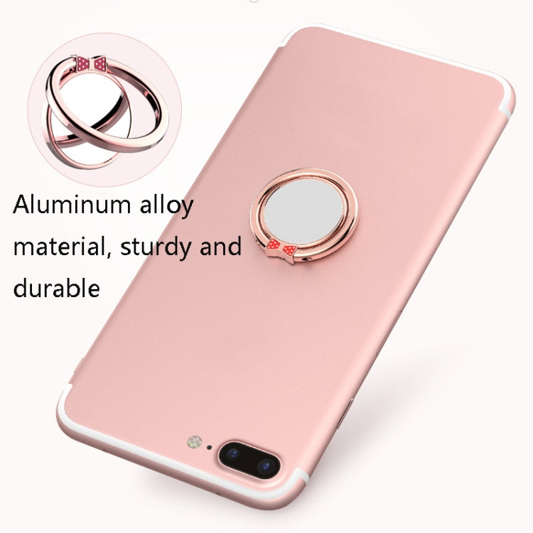 4 PCS Metal Mobile Phone Ring Buckle, Colour: Rose Gold (Angel)